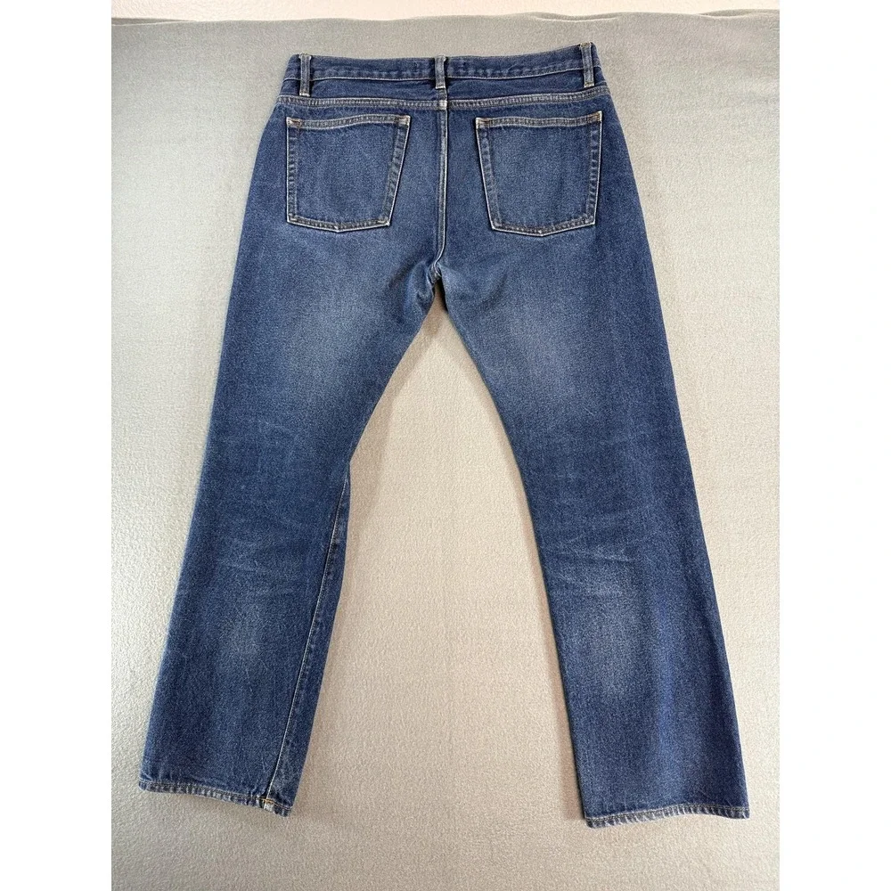 Peter Manning Jeans Mens 32x29 Medium Wash Blue‎ Regular Straight Denim Casual